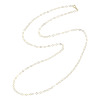 シャイン　シュプリーム １８Ｋ リップチェーン ロングネックレス