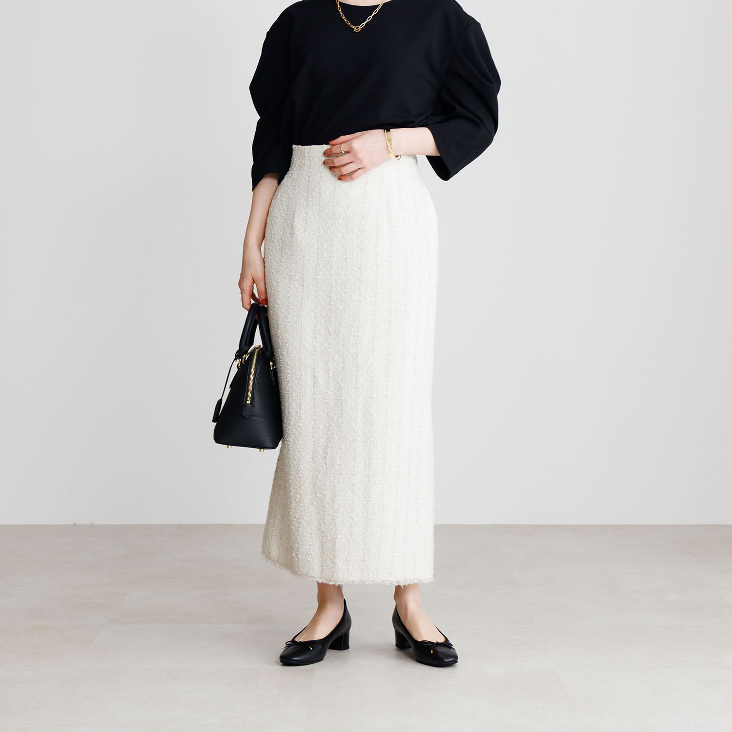 卑弥呼 日本製 シープレザー ４ｃｍヒール バレエパンプス