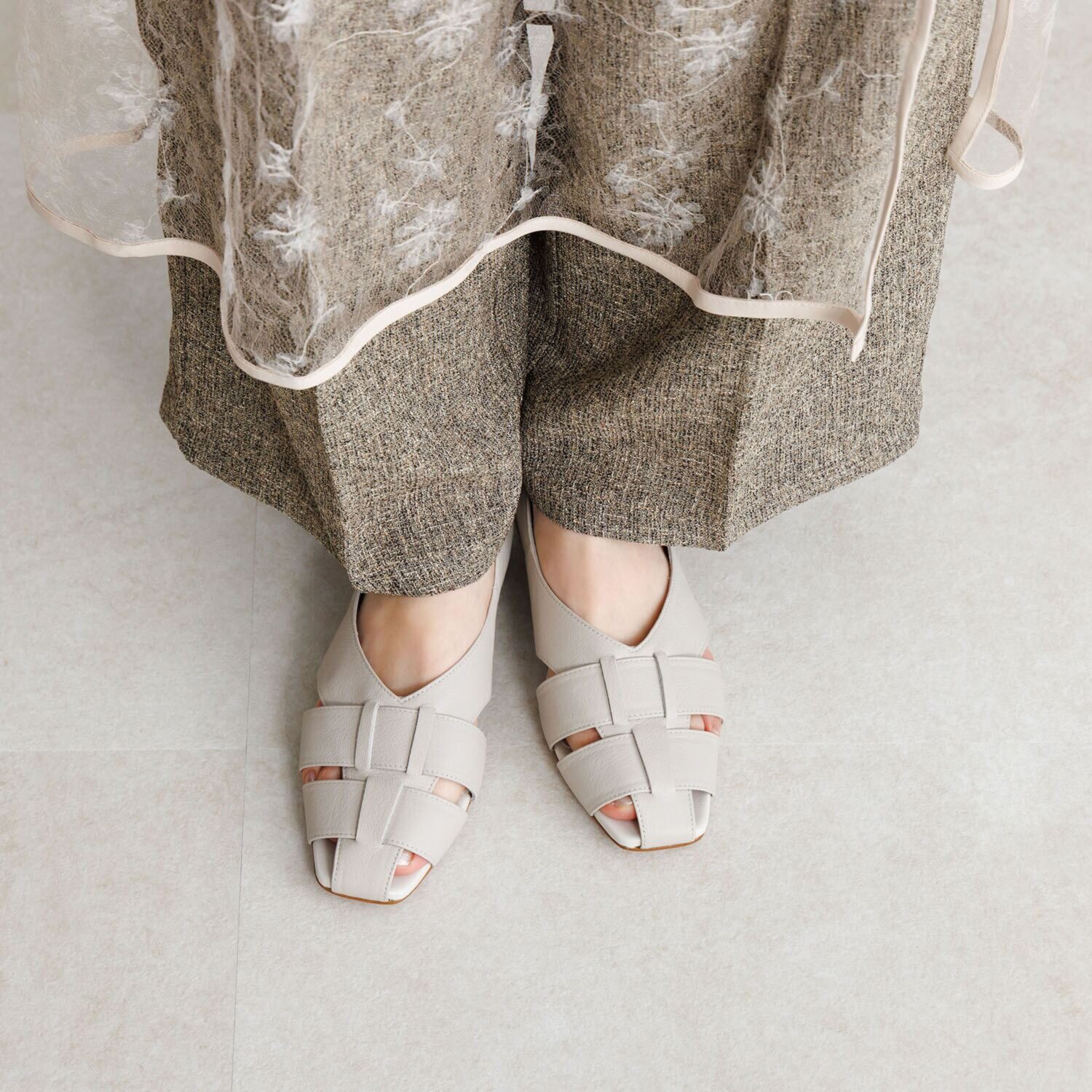 卑弥呼 日本製 はっ水牛革 グルカパンプス