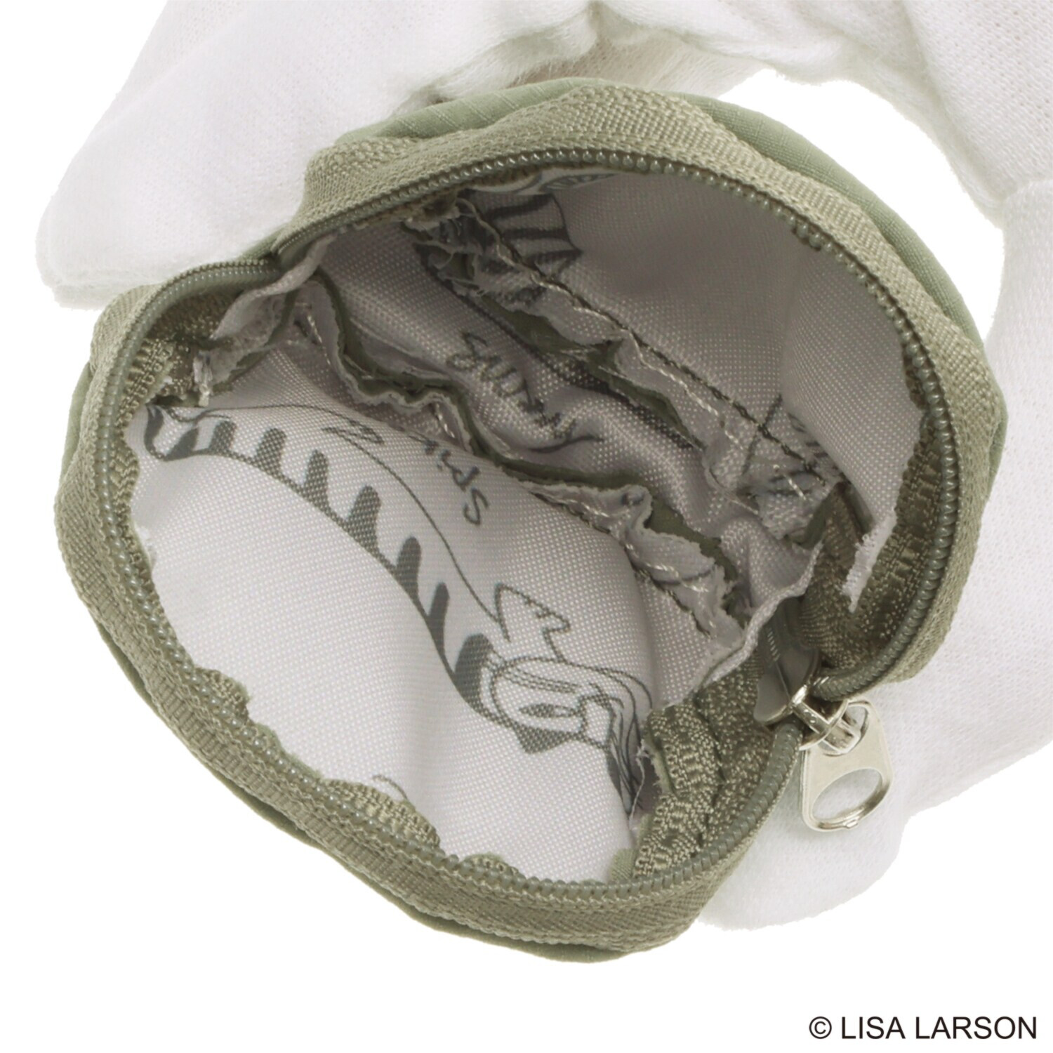 リサ・ラーソン はっ水軽量ナイロン スケッチねこたち ショルダーポーチ ＜ミニポーチ付＞