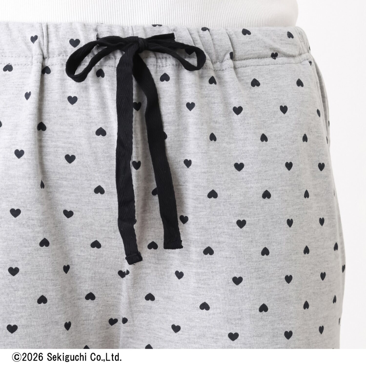 モンチッチ さらっと快適！ 柔らかカットソー ハートプリント モンチッチアクセント Ｔシャツパジャマ