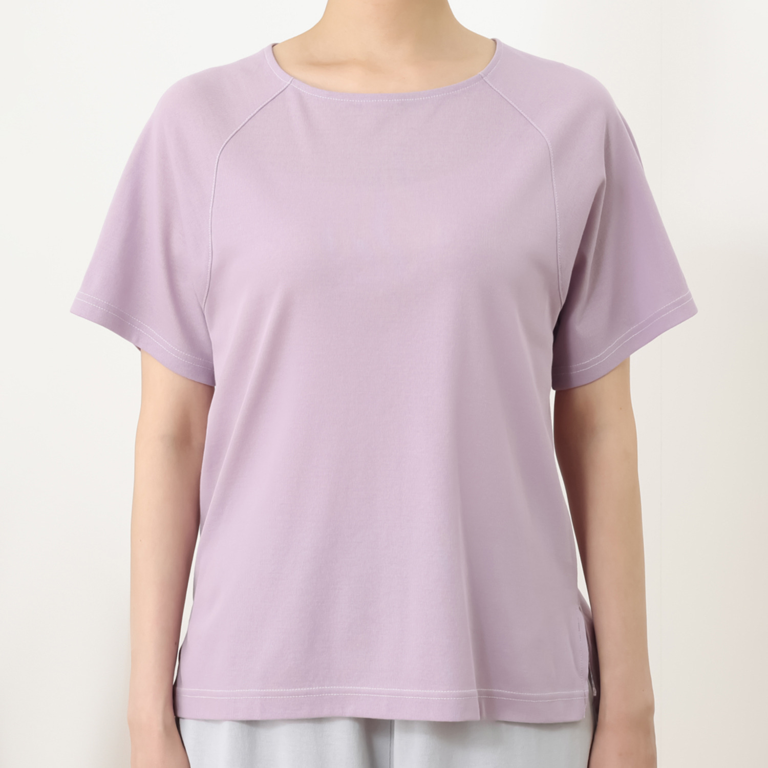 ＨＫビアン 綿１００％ ステッチ使い さらさらＴシャツ