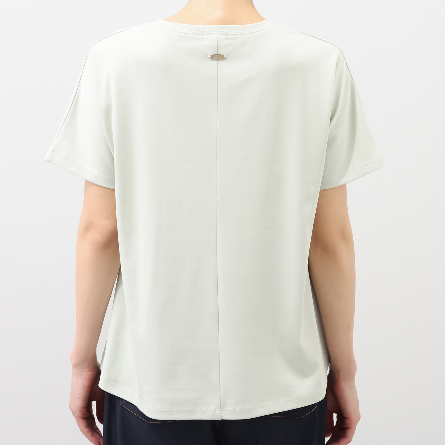 エル　ステュディオ ドッググラフィック グリッタープリント Ｔシャツ