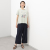 エル　ステュディオ ドッググラフィック グリッタープリント Ｔシャツ
