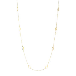 チェーンクリエイト １８Ｋ サーフェスグリーム ステーション ロングネックレス