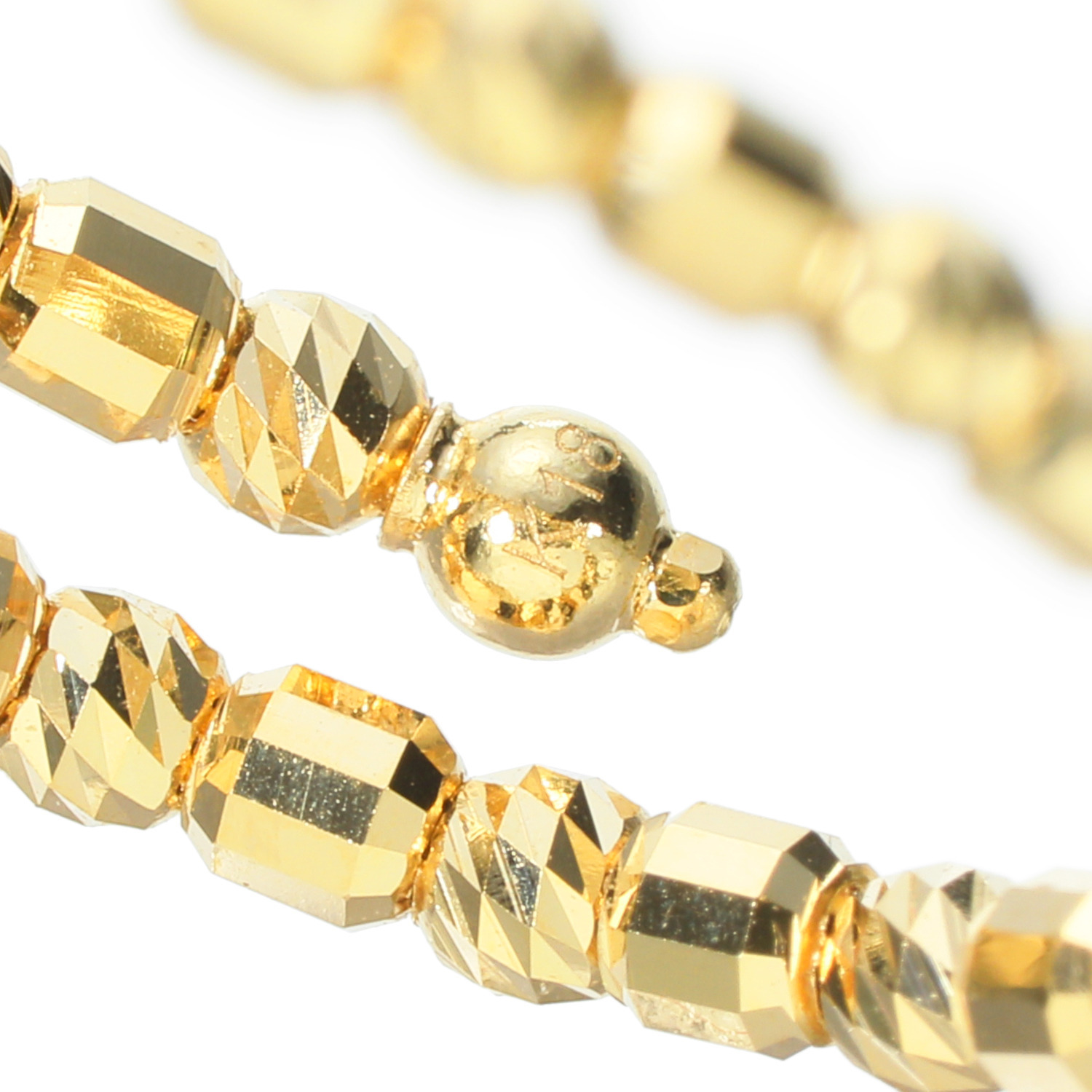 ジュペレ １８Ｋ　伊勢志摩産 ベビーアコヤパール ダブルライン フレキシブルリング