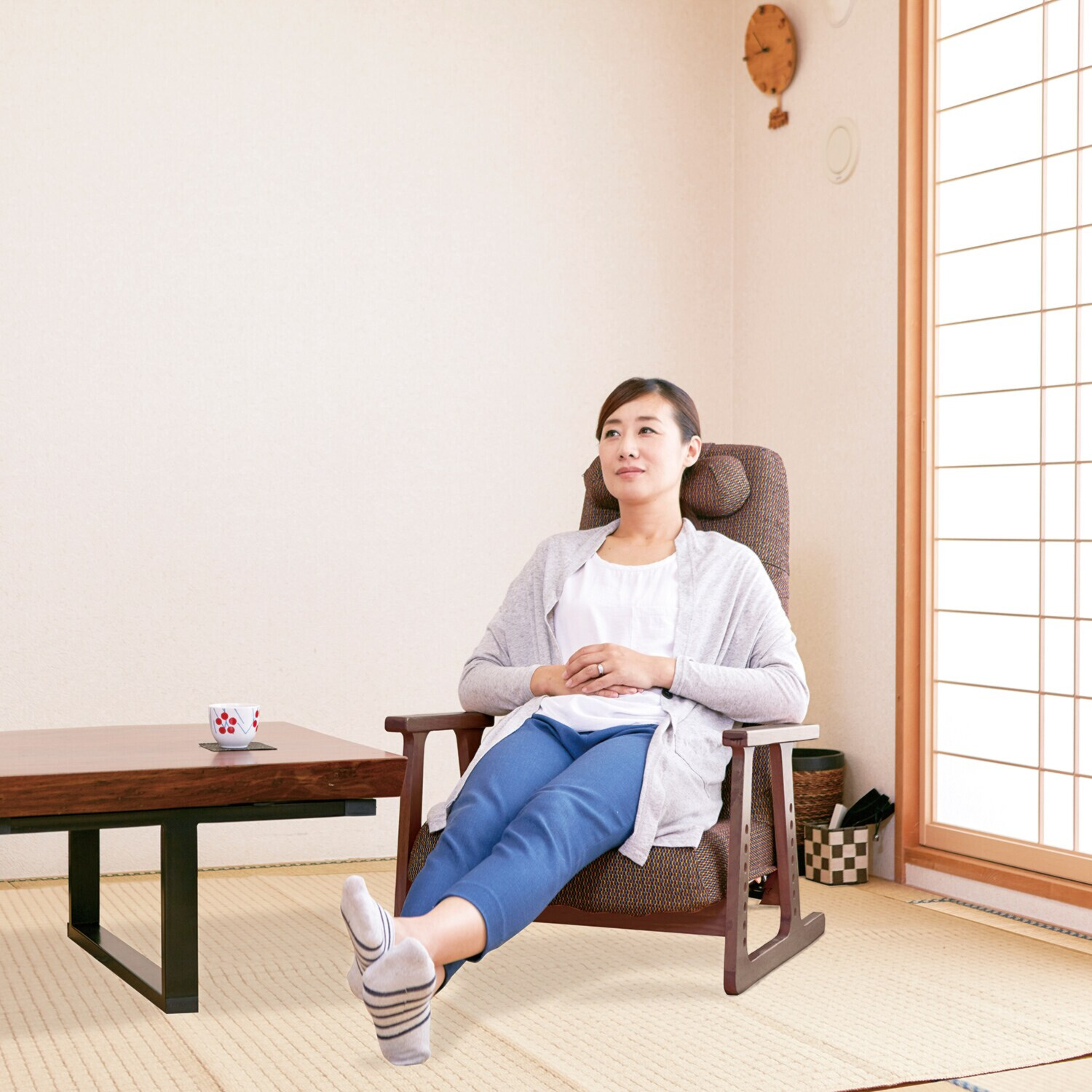 野村寿子監修 重さから解放される リラックス感 ピントチェアリビング