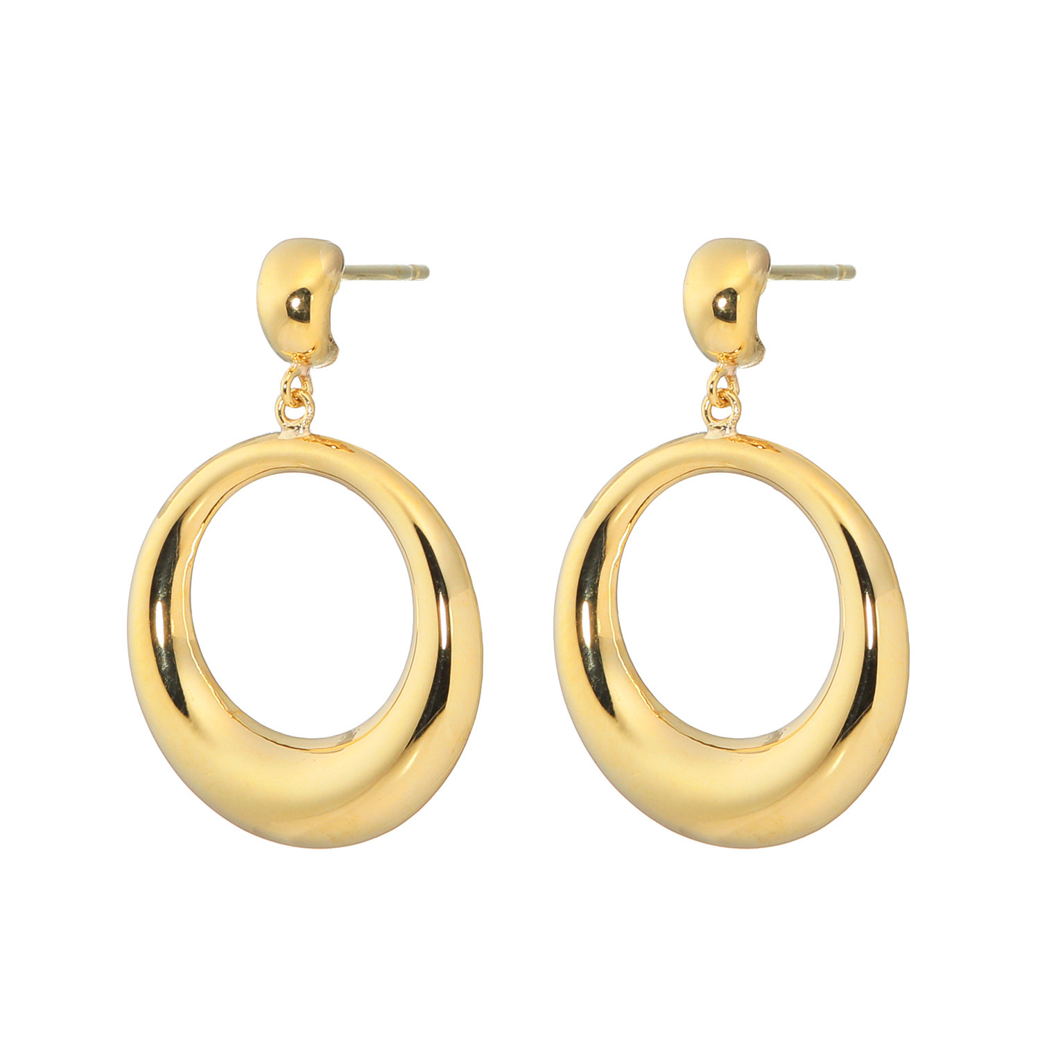 チェルカーレ １８Ｋ スウィング サークルピアス 