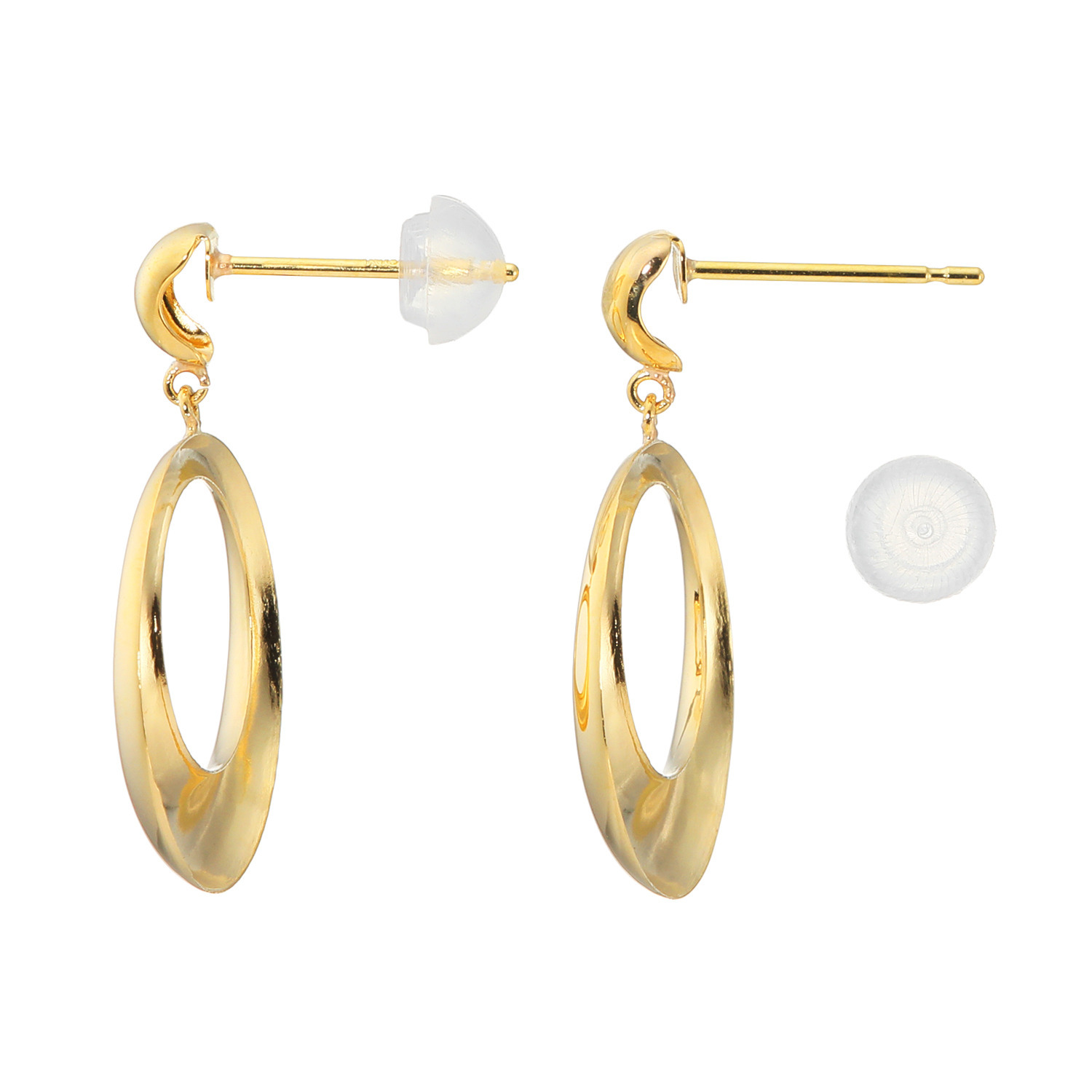 チェルカーレ １８Ｋ スウィング サークルピアス 