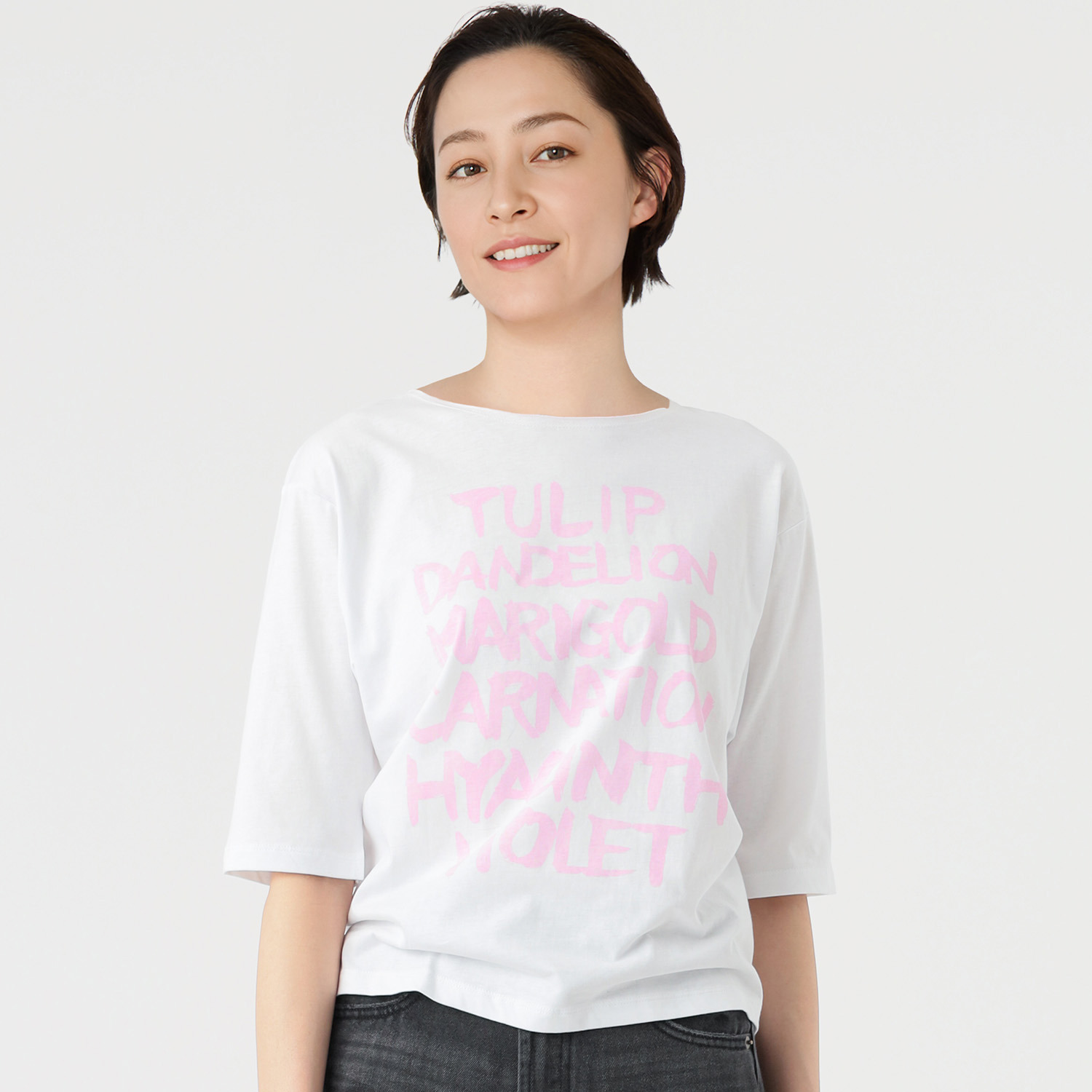 ウノ・ウノ・ドゥーエ プリントＴシャツ