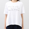 ウノ・ウノ・ドゥーエ ゆったりシルエット オリジナル手書きロゴ プリントＴシャツ