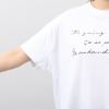 ウノ・ウノ・ドゥーエ ゆったりシルエット オリジナル手書きロゴ プリントＴシャツ