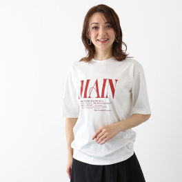 ハンチ コンパクト糸 デザインロゴ Ｔシャツ