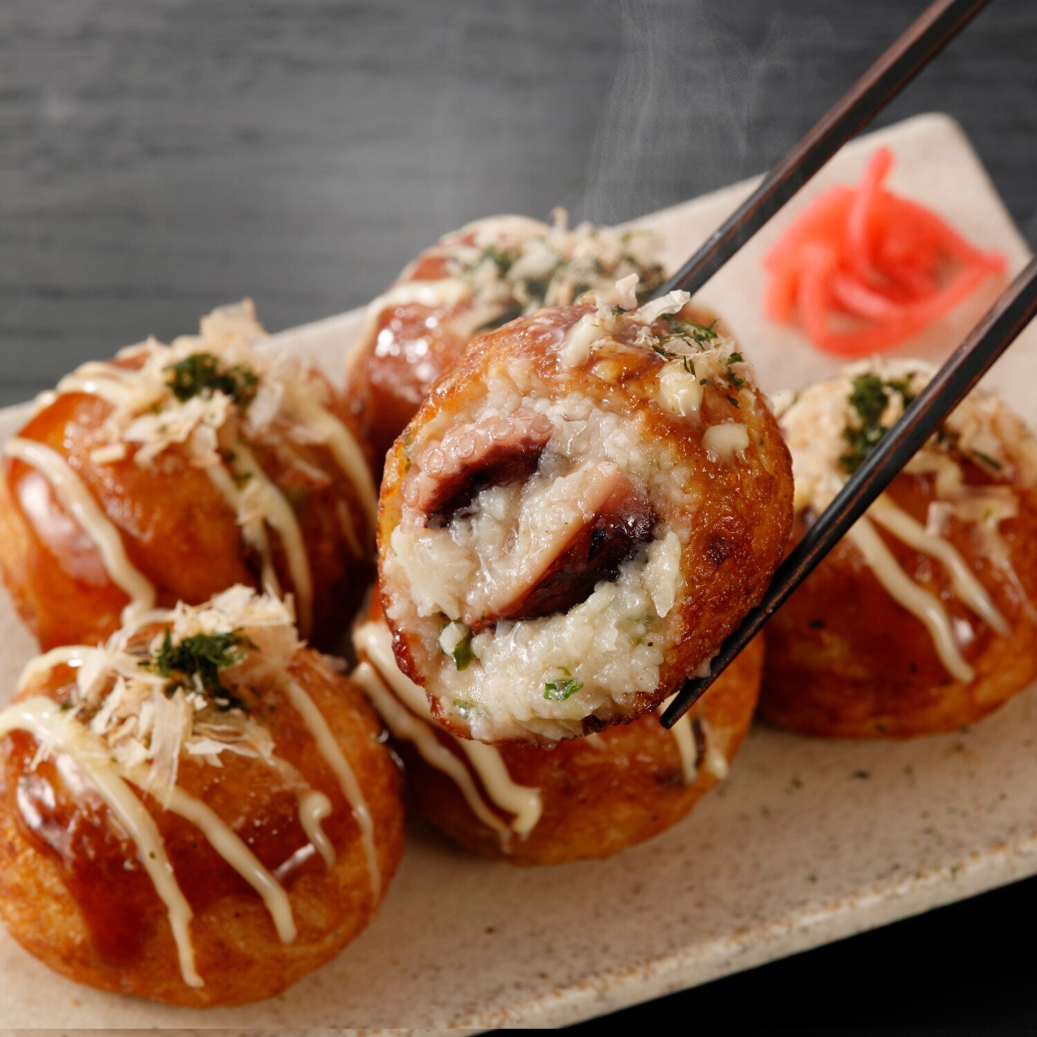 富洋物産　トロっと食感！ 手焼きで仕上げた こだわりたこ焼き （タコ・イカ入り）