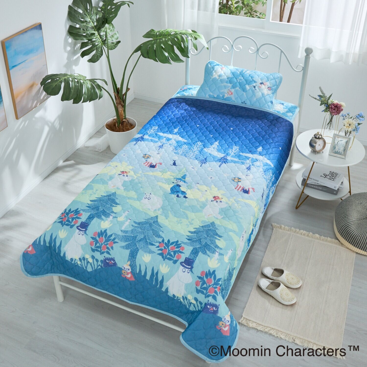 ムーミン ひんやり寝具 シングルサイズ３点セット
