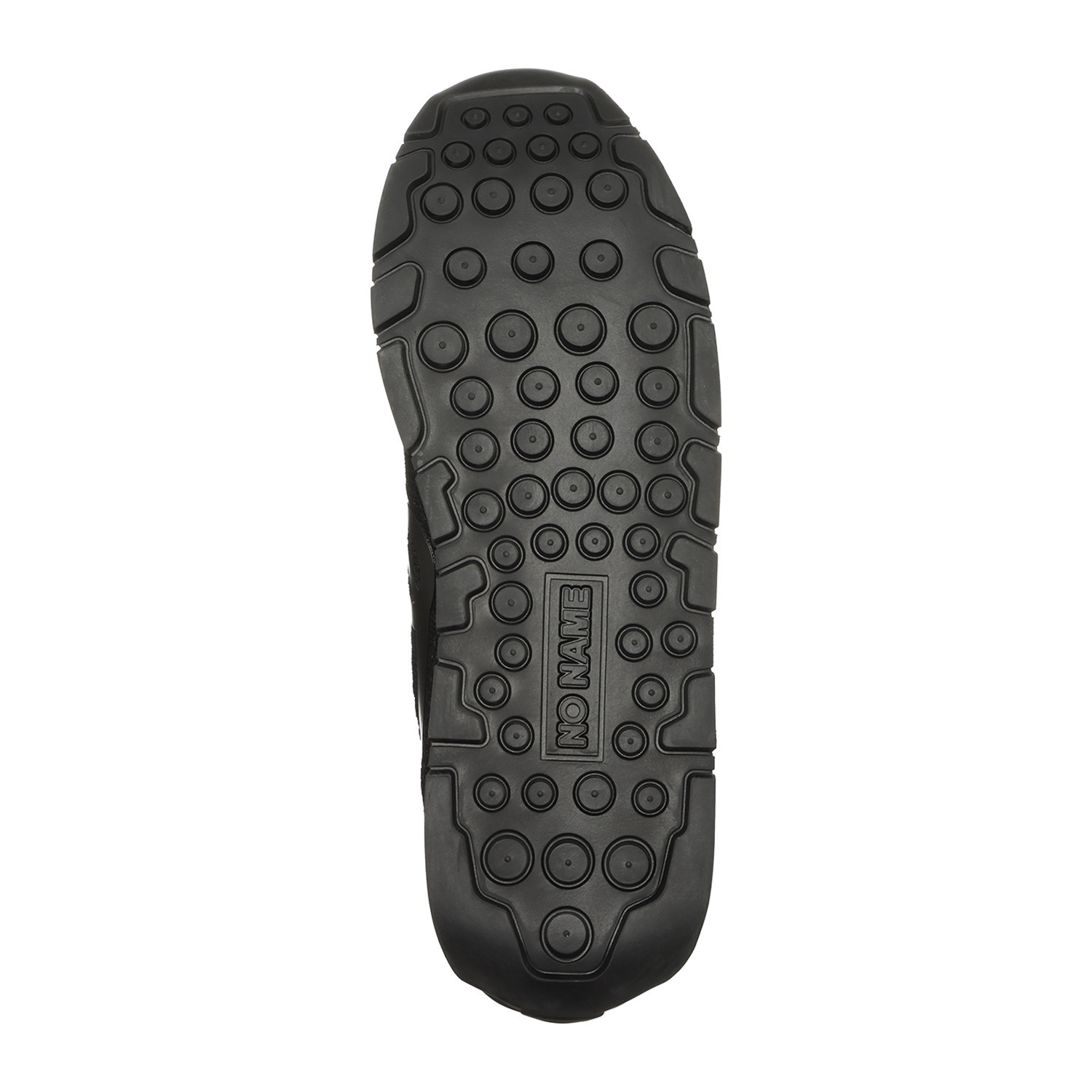 ノーネーム ニット素材 ソックスライクスニーカー “シティランジョガー” ＜ブラック＞