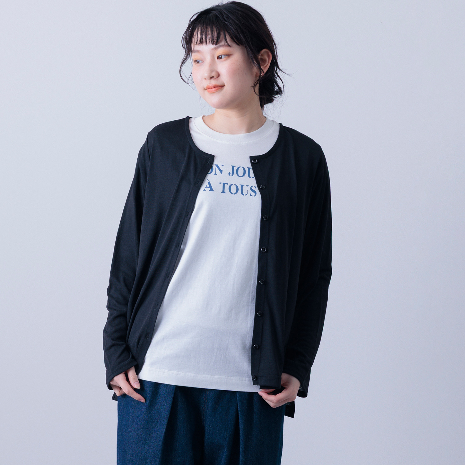 かわいい雑貨屋さん グロリア ＵＶカット アイスサマー クルーネック カーディガン