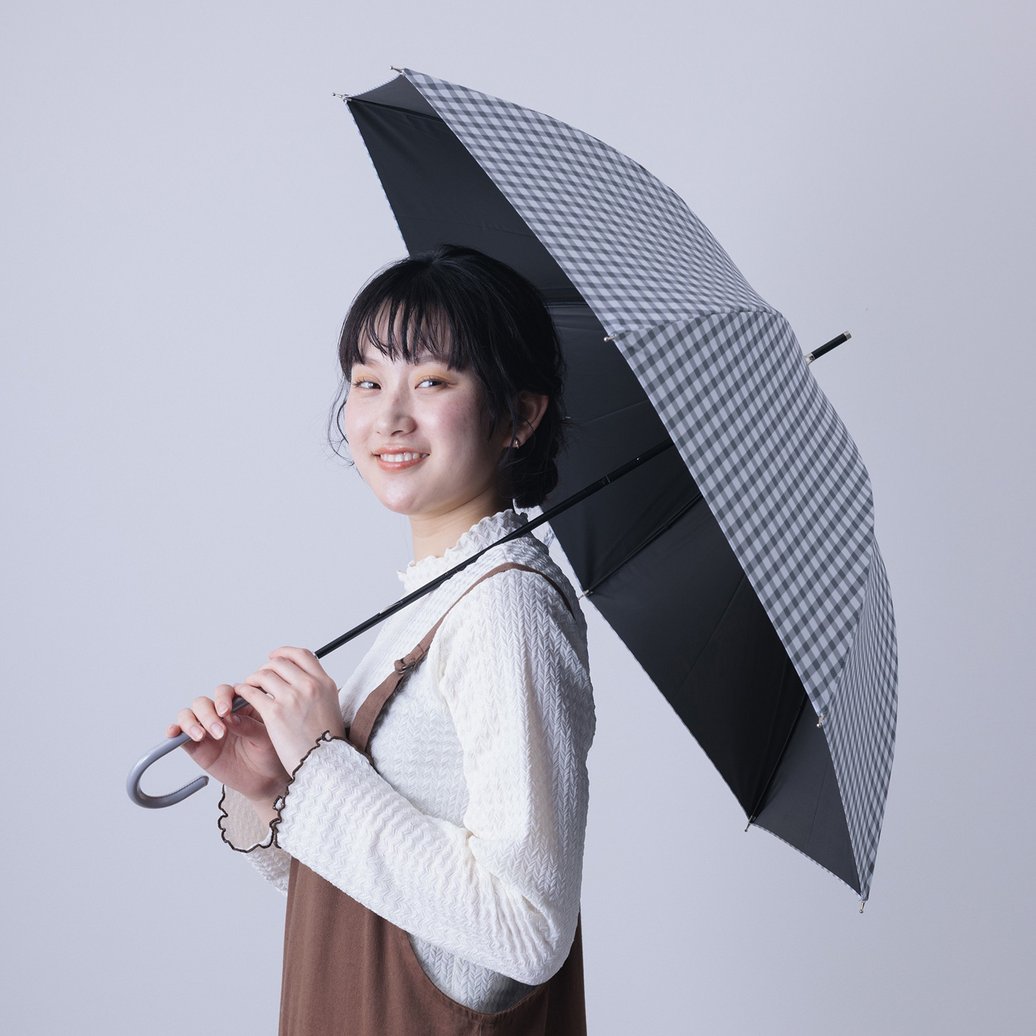 かわいい雑貨屋さん グロリア バイカラー 晴雨兼用長日傘
