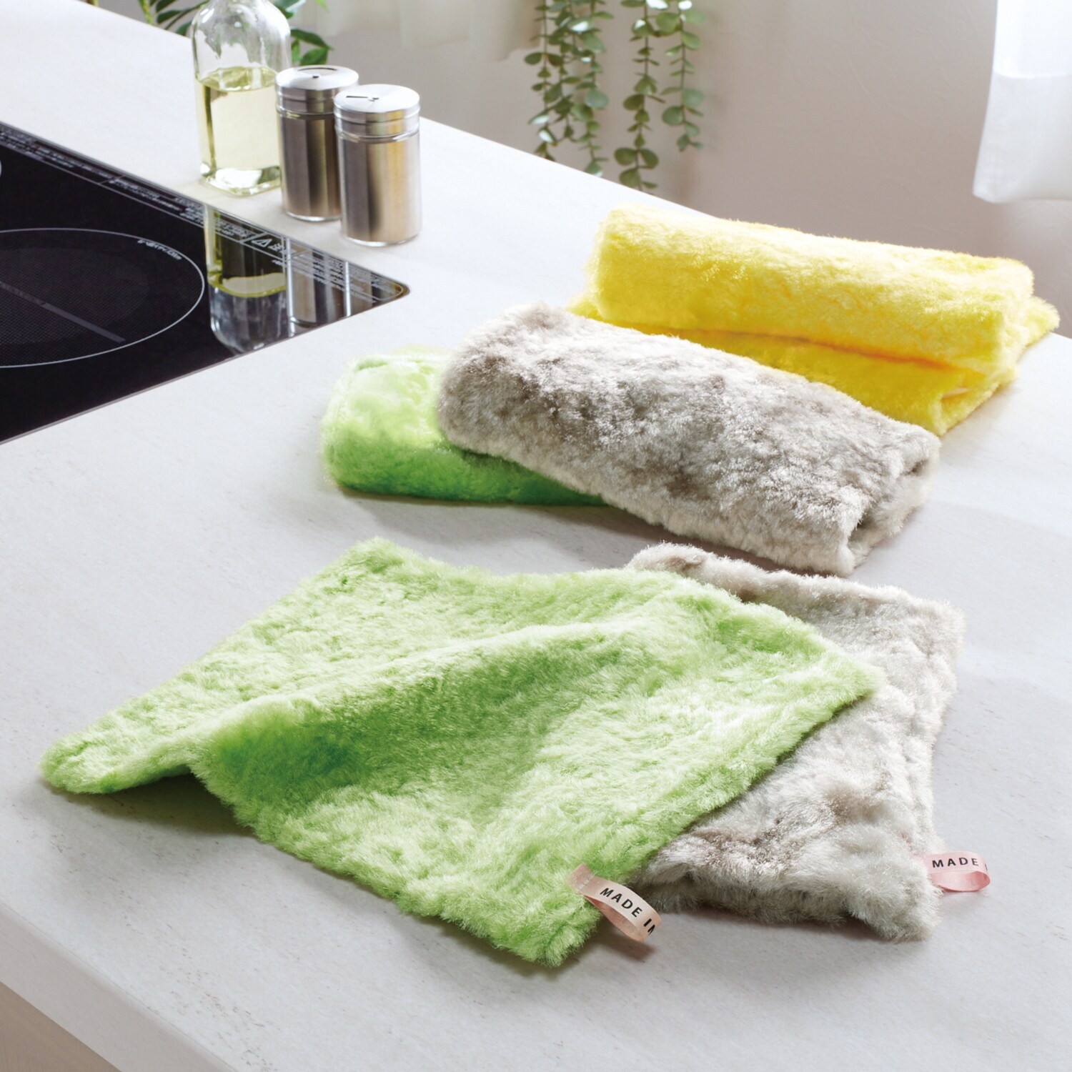 長い毛足で汚れをキャッチ パルスイクロス 薄手　特別６枚セット 