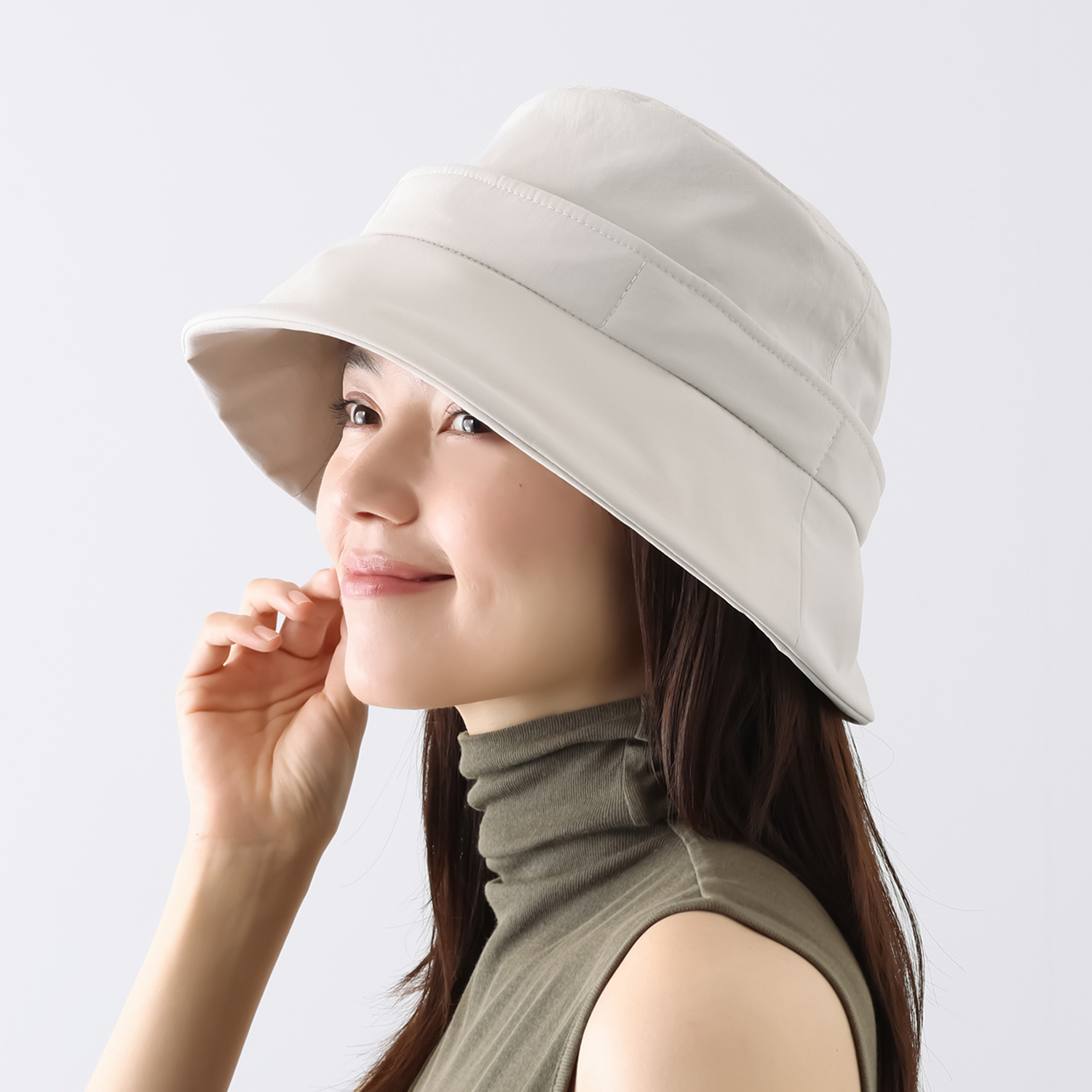 タイムクロス 日本製 快適　はっ水・ＵＶカット ベルヌーイ 風が抜けるクロッシェ