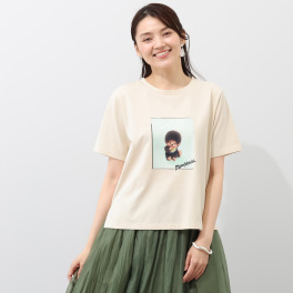 モンチッチ グラフィックプリント プルオーバー
