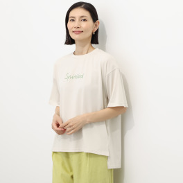 エムエムオー 接触冷感・抗菌防臭 クルーネック プリントＴシャツ