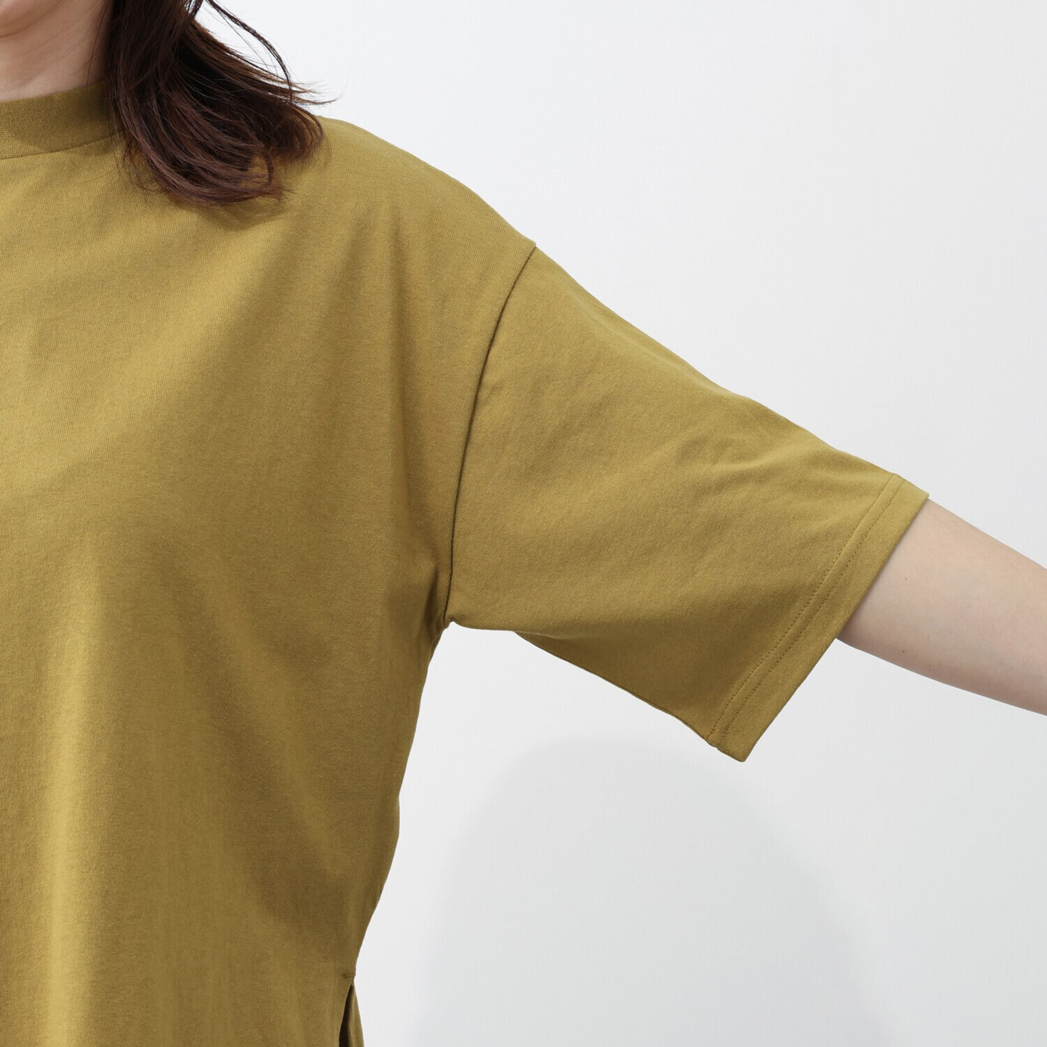 エムエムオー クルーネック五分袖 ベーシックコットン Ｔシャツ