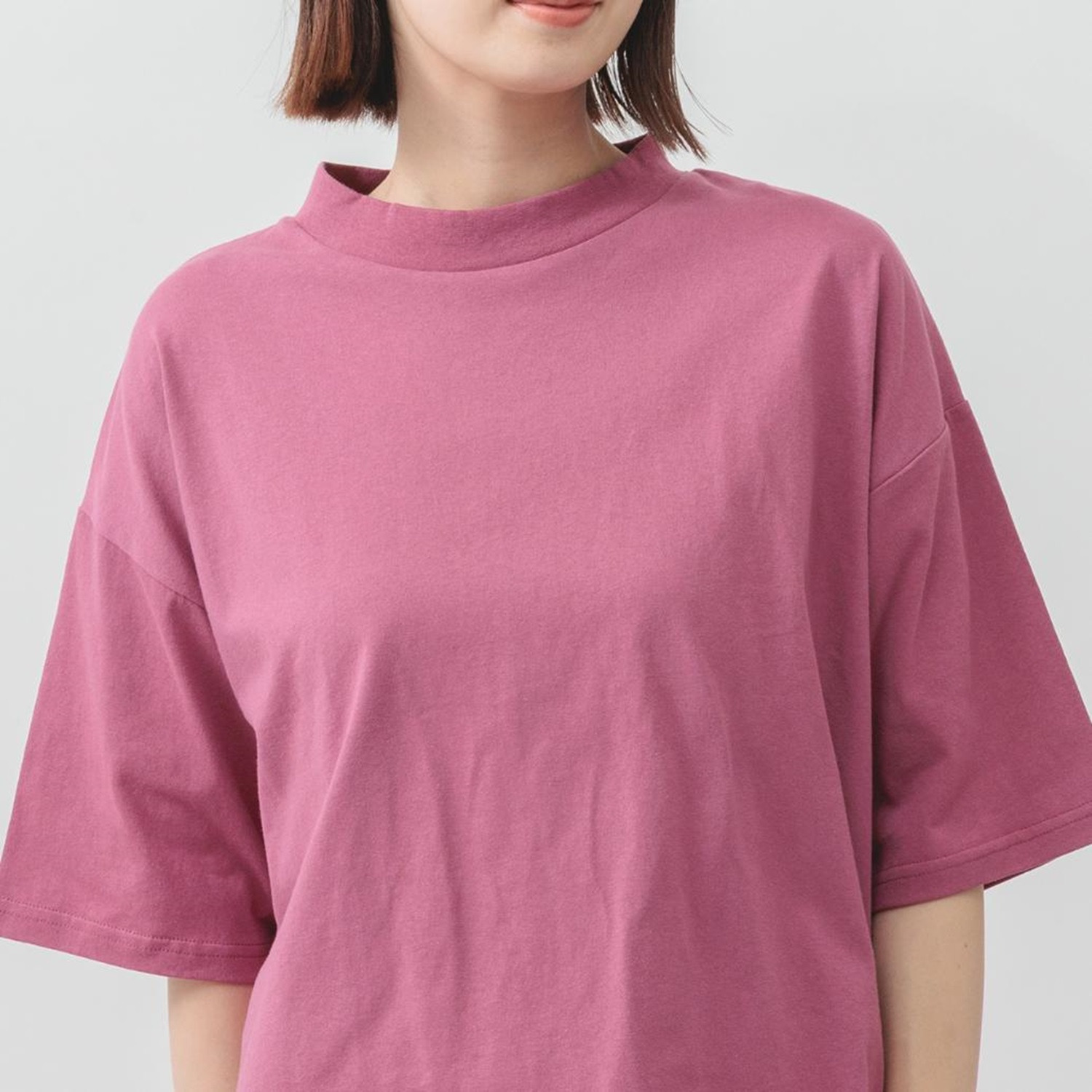 エムエムオー クルーネック五分袖 ベーシックコットン Ｔシャツ