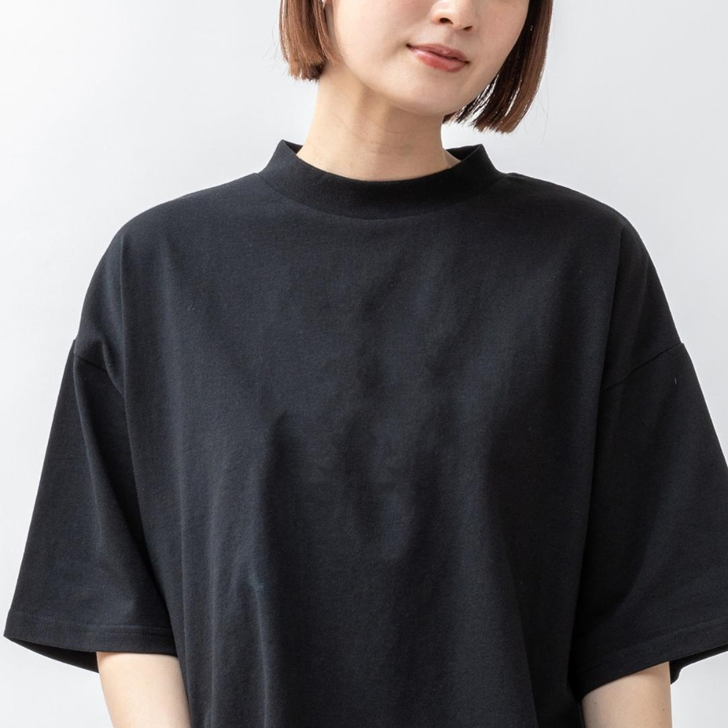 エムエムオー クルーネック五分袖 ベーシックコットン Ｔシャツ
