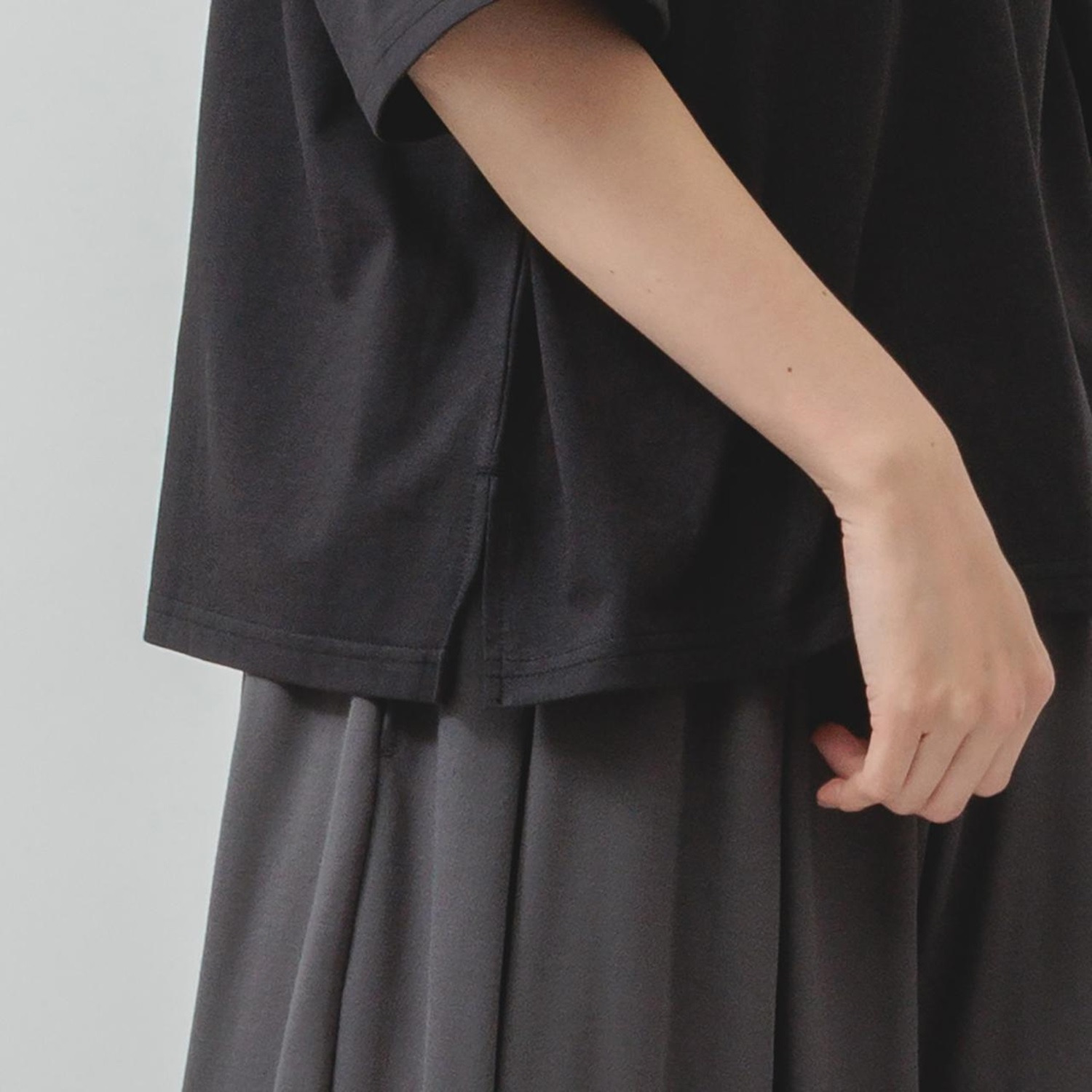 エムエムオー 接触冷感 ハイネックワイド 半袖Ｔシャツ