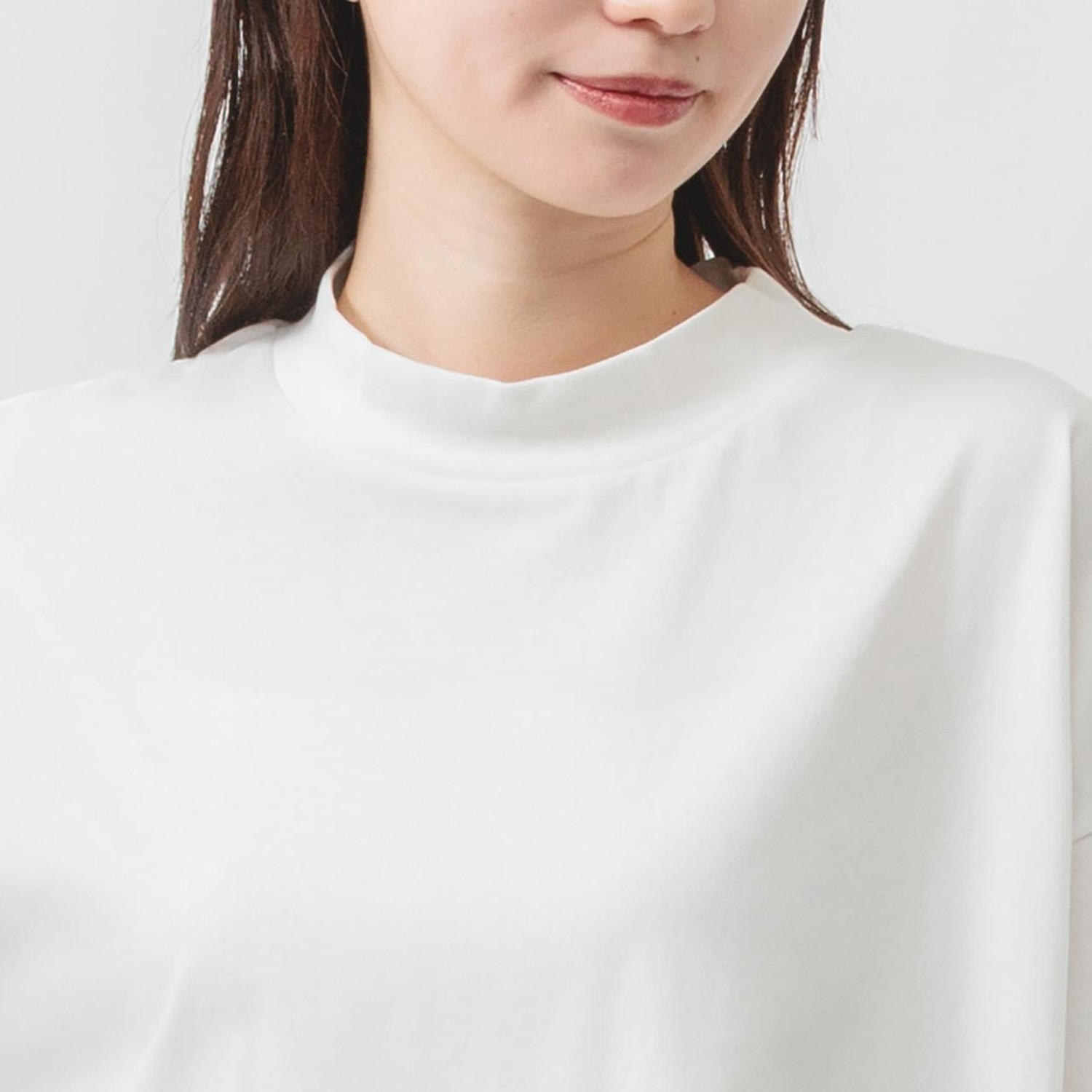 エムエムオー 接触冷感 ハイネックワイド 半袖Ｔシャツ