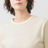 エムエムオー クルーネックボーダー ジャガードリブＴシャツ