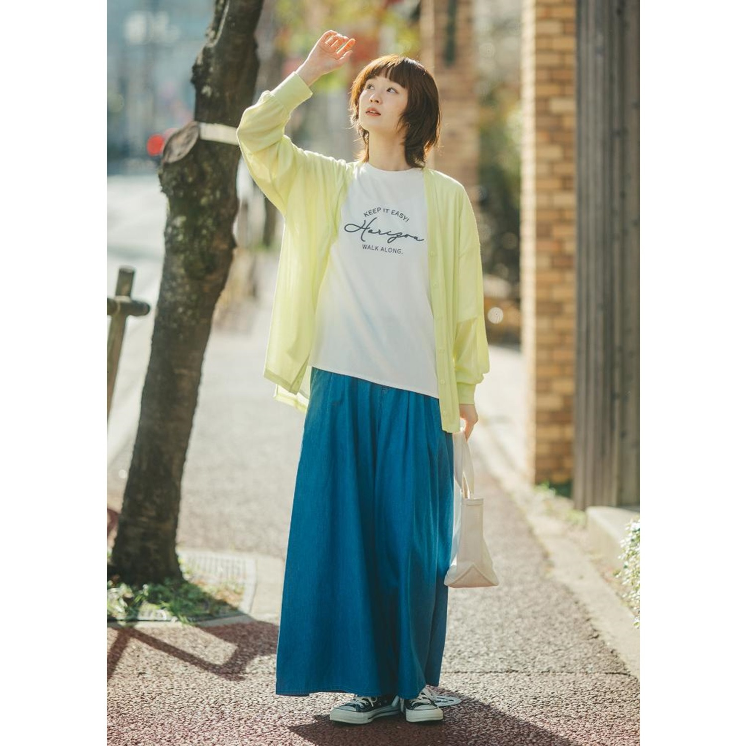 エムエムオー ＵＶカット・接触冷感 Ｖネックボリューム袖 カーディガン