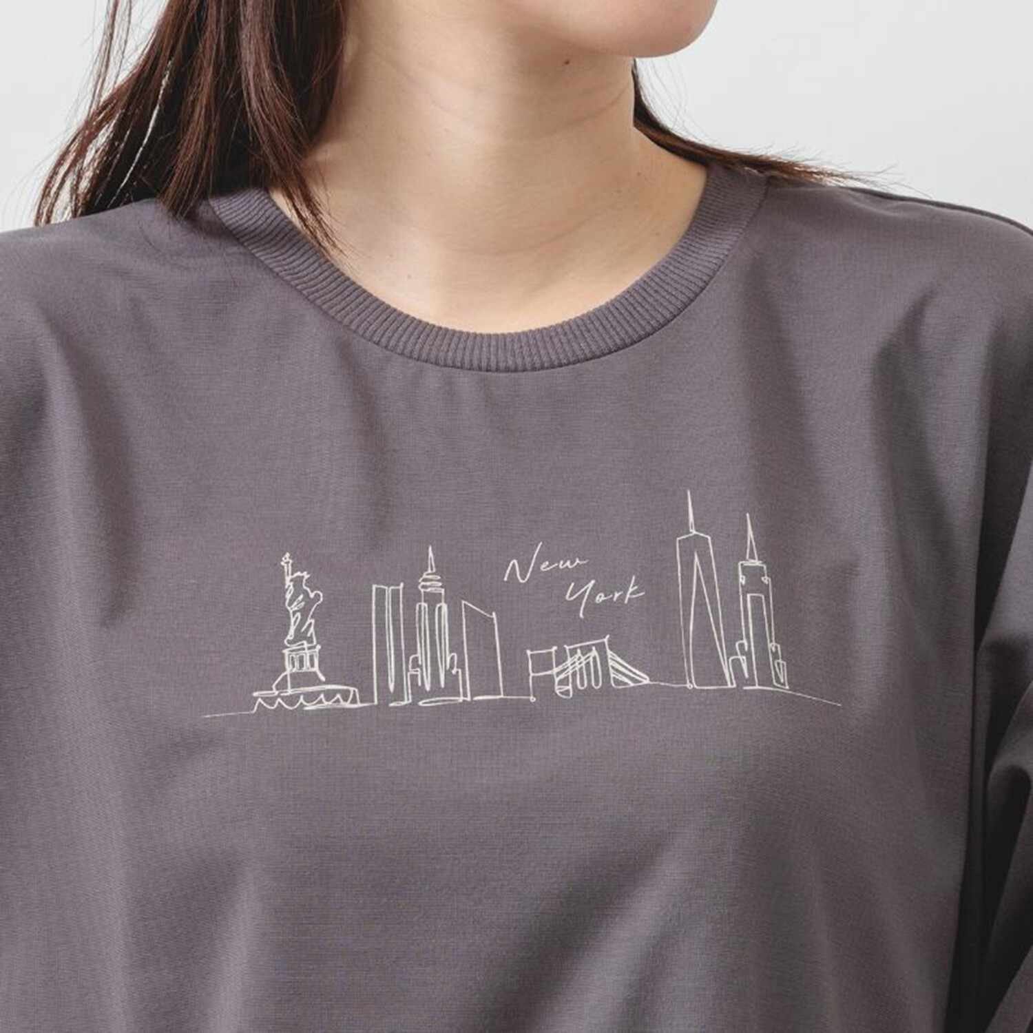 エムエムオー 接触冷感 スムースクルーネック プリント半袖Ｔシャツ