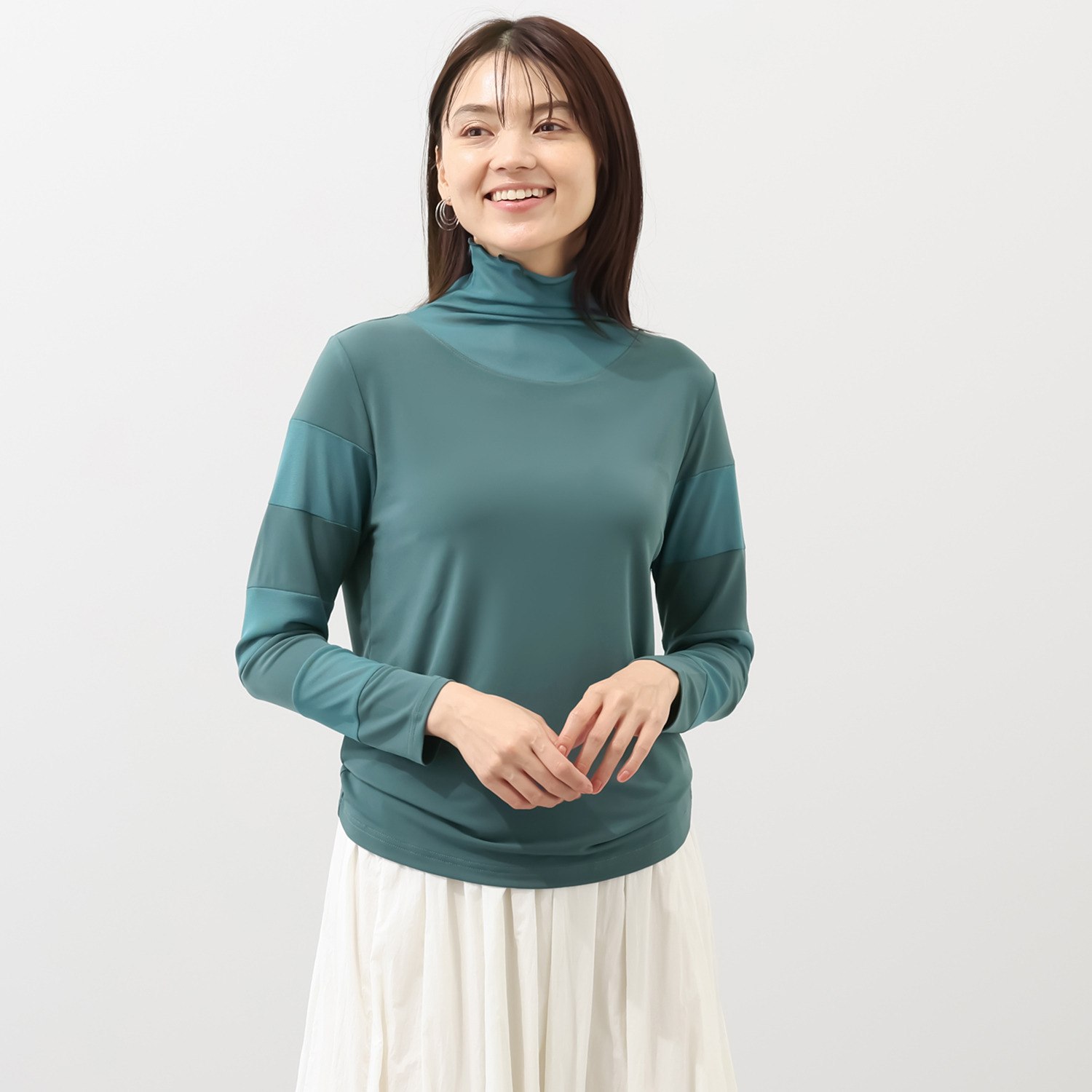 コイビトミサキ シアーメッシュ切替 プルオーバー