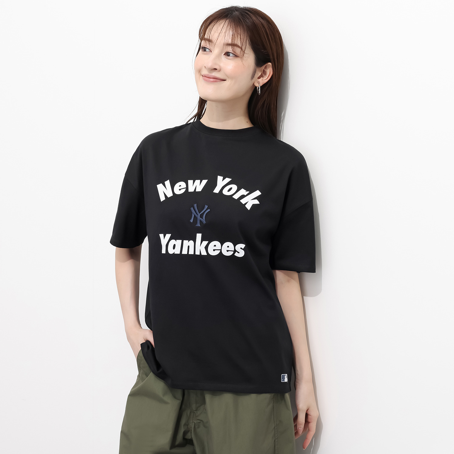 ＭＬＢ メジャーリーグ ベースボール ロゴ刺しゅうＴシャツ