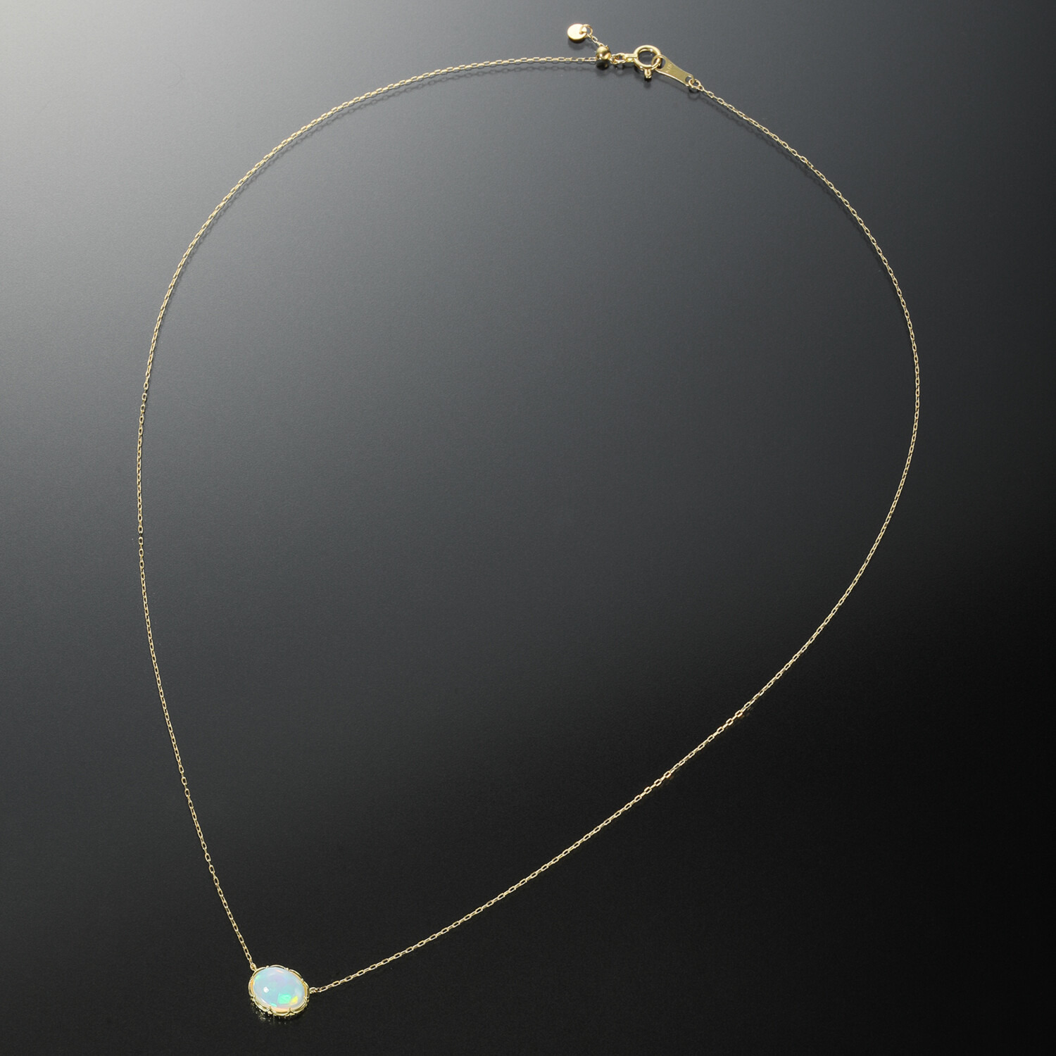 カレイドスコピオ 宝石界の万華鏡 １８Ｋ オパールネックレス