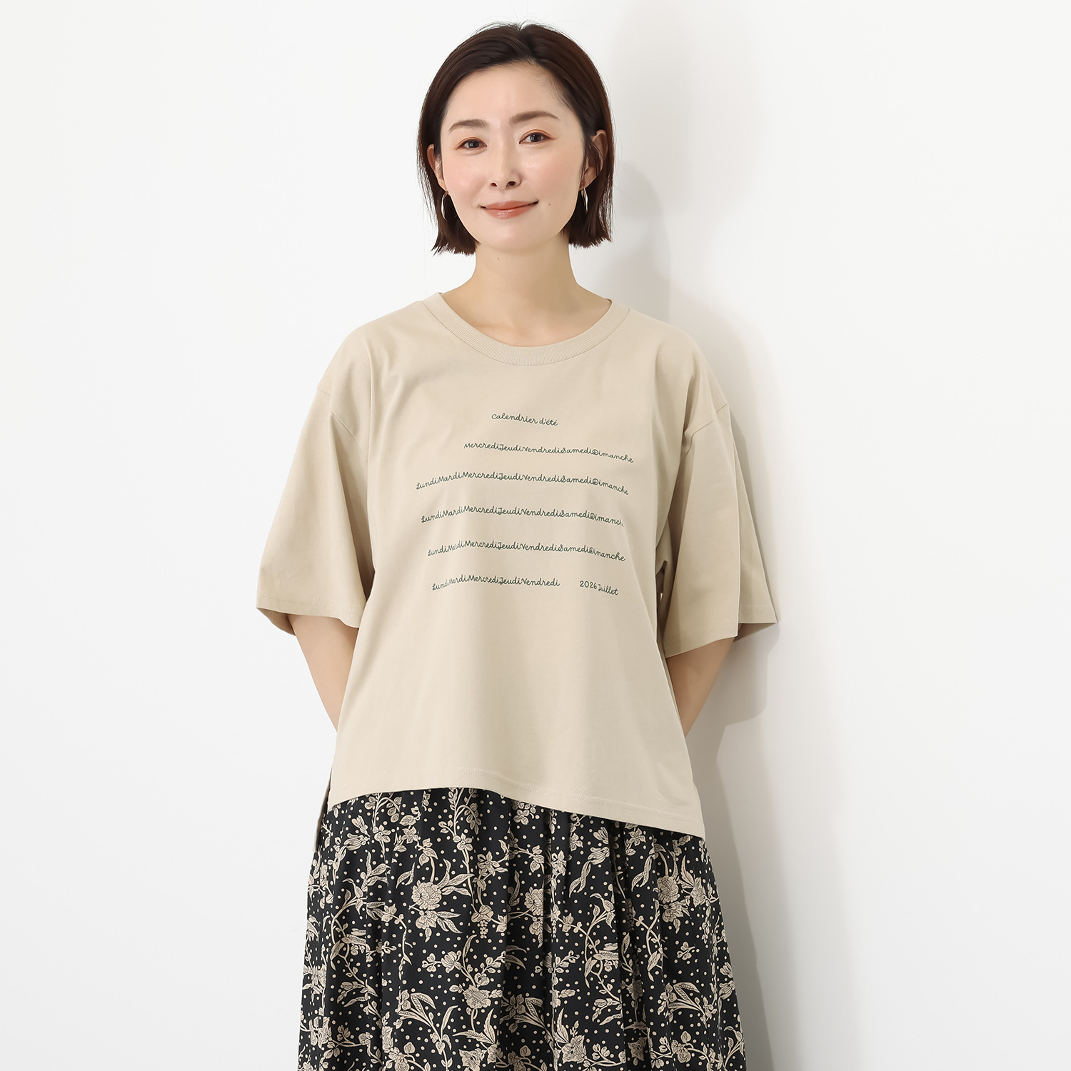 ソソット 綿１００％天竺 カレンダーＴシャツ
