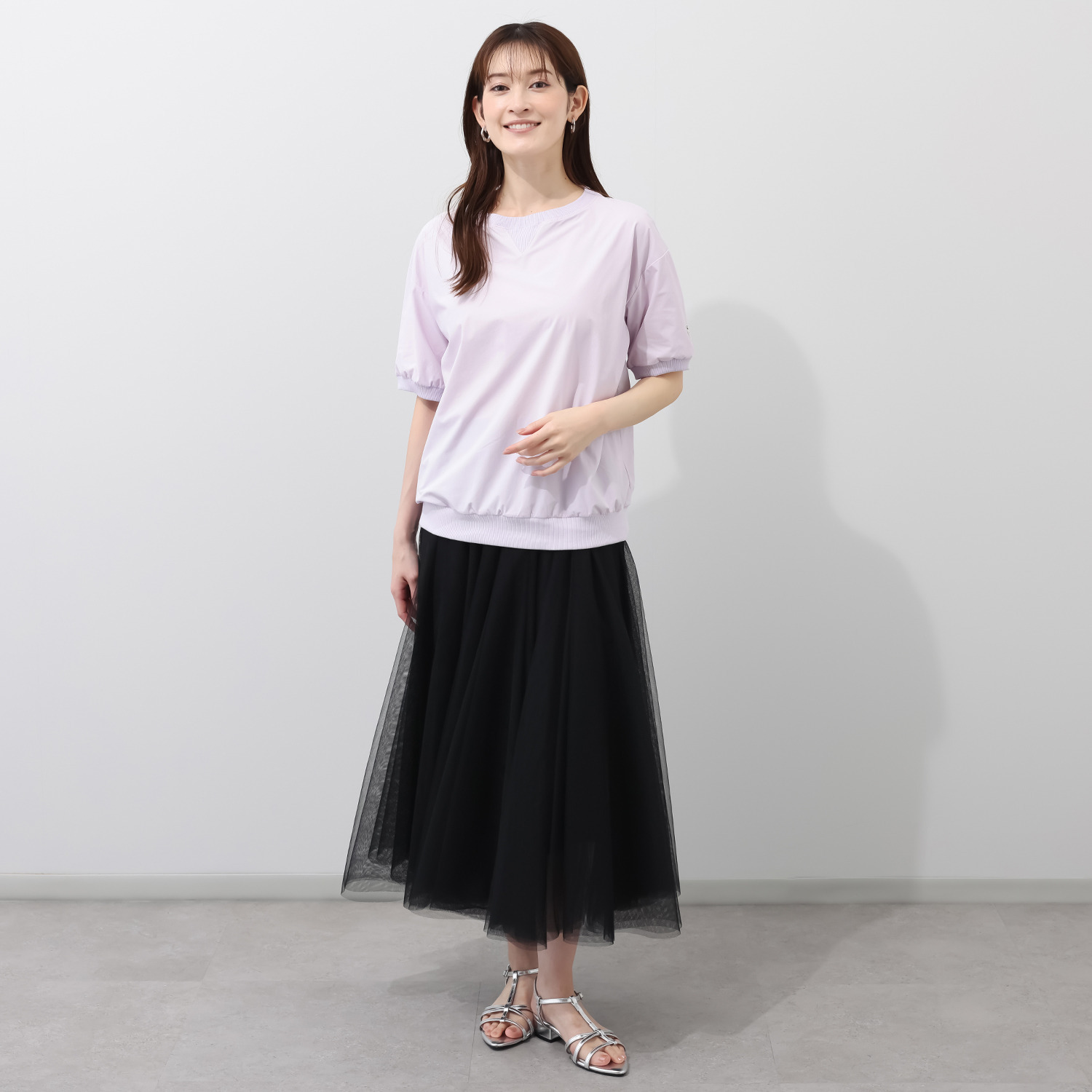 シーン サラサラストレッチ Ｔブラウス
