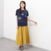 シーン スターメッセージプリント ドルマンＴシャツ