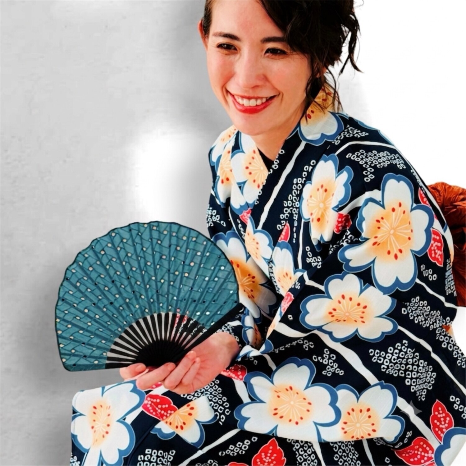 メイドバイスターズ 凛と・粋に 清涼感溢れる♪ 綿生地竹骨・上品扇子