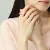 エクラプリュス １８Ｋ ダイヤモンド付 ドッティリング