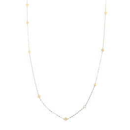 エクラプリュス １８Ｋ スマイルステーション スーパーロングネックレス