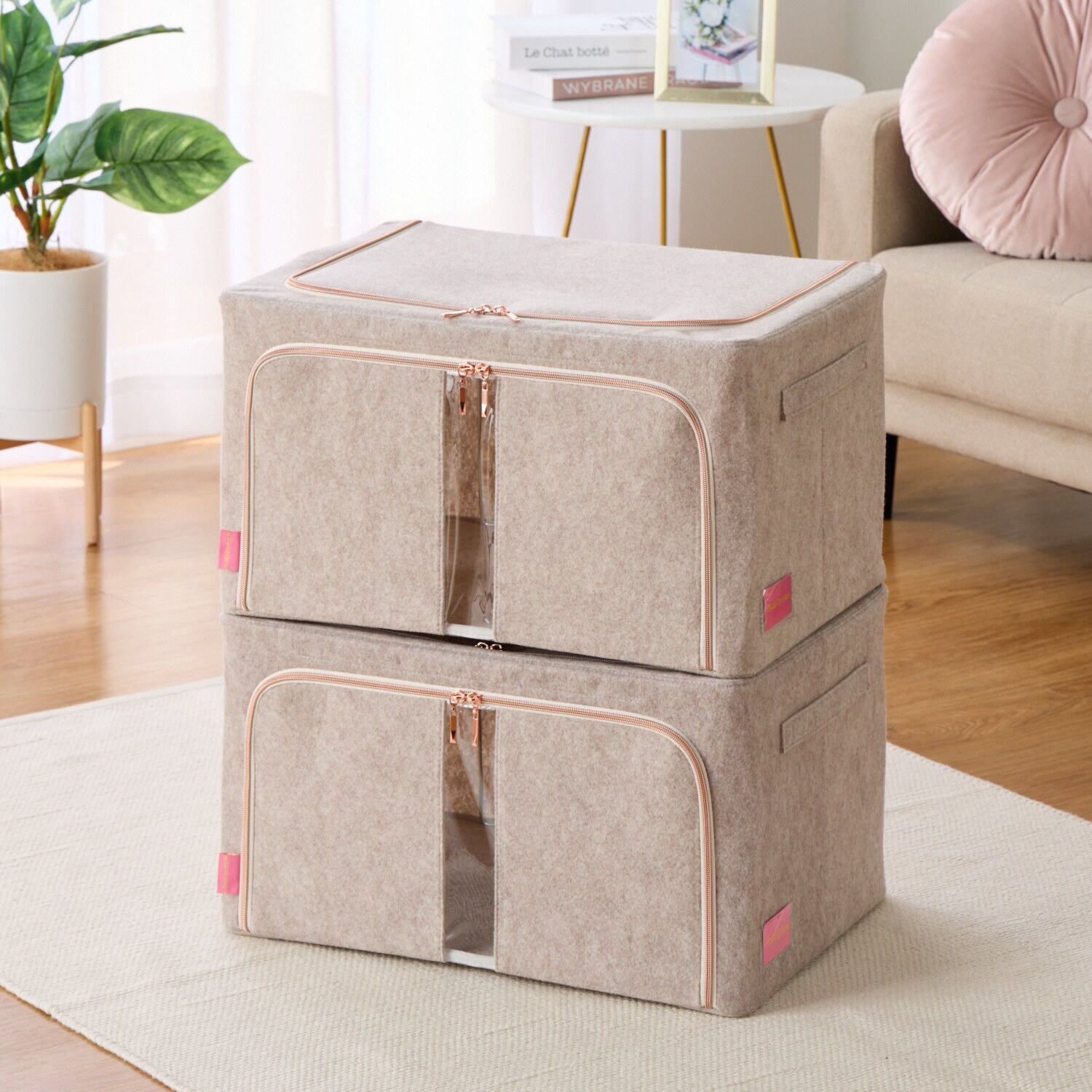 積み重ね収納ＢＯＸ マーブルドライフレーム ＜レギュラーサイズ＞ ２個セット