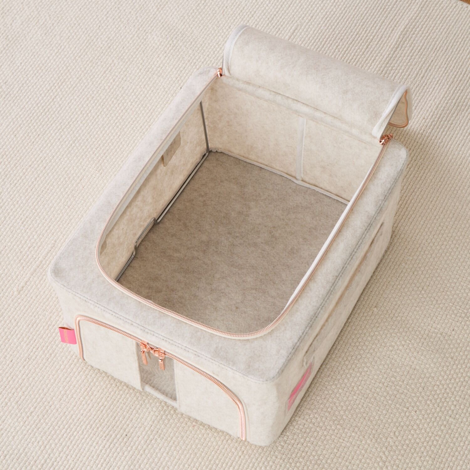 積み重ね収納ＢＯＸ マーブルドライフレーム ＜マルチサイズ＞ ２個セット