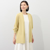 ルクオーレ シアー ロングニットカーディガン