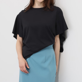 タマミ　ワタナベ ジャージーマントＴシャツ “ポウズ　ドゥ パピヨン”
