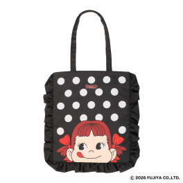 ペコちゃん A4たて型 ポケッタブル フリルトートバッグ