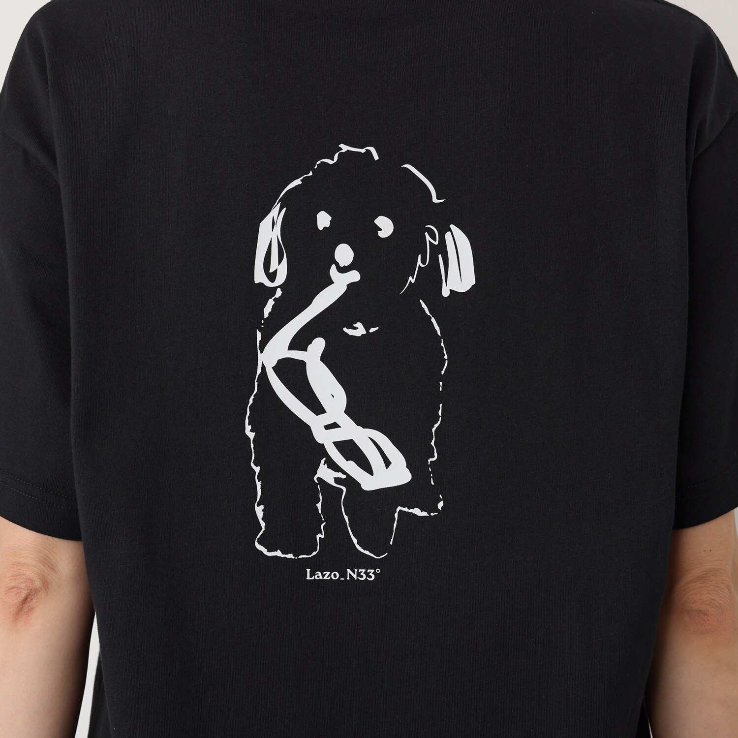 ラソエヌサーティスリー ディグリーズ ロゴプリントＴシャツ