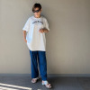 ラソエヌサーティスリー ディグリーズ ロゴプリントＴシャツ